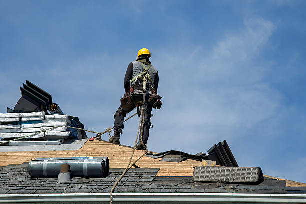 Professional Gutter Installation technician working in Grand River, OH